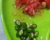 A picture of step 5 of Masala Bhindi.