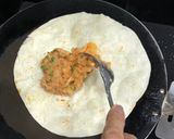 รูปขั้นตอนการทำที่ 9 ของ Tortilla ใส่มันฝรั่งแบบอินเดีย