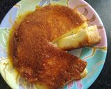 A picture of step 11 of Eggless Caramelized Bread Custard.
