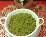 A picture of step 9 of Green Soya Matar Keema Mumbai Style.