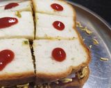 A picture of step 5 of Cucumber sandwich.