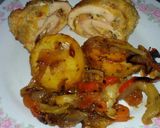 Foto del paso 7 de la receta: Supremas rellenas con jamón y queso con guarnición de verduras
