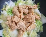 白菜滷豆皮的食譜步驟1照片