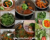 Foto langkah ke 5 dari resep Sayur Bening Bayam dan Wortel.