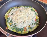 Foto del paso 2 de la receta: Tortilla de Espinaca con Queso