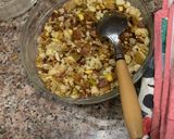 A picture of step 4 of Atayef/ KatayefArabic sweet pancakes.