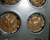 A picture of step 3 of Chocolate walnuts muffins.