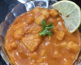 A picture of step 5 of Chana masala.