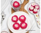 Foto langkah ke 8 dari resep Khanom Leum Kleun Merah Putih.