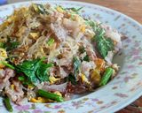 รูปขั้นตอนการทำที่ 7 ของ ผัดแหนมหมูไข่วุ้นเส้น