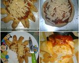 Foto langkah ke 6 dari resep Pizza Tanpa Telur.