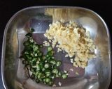 A picture of step 2 of Spinach dal curry.