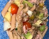 A picture of step 4 of Fresh Whole Wheat Pasta Salad.