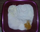 A picture of step 1 of Yellow cake.