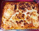 A picture of step 5 of Lasagna!! Easy, budget-friendly, delicious, and of course...KETO-FRIENDLY.