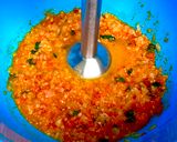 A picture of step 9 of Tomato Basil Sauce with Mascarpone & Parmesan Cheese.