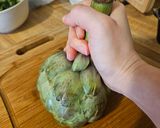 鹽焗朝鮮薊 Salt-Baked Artichokes的食譜步驟3照片