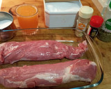 Foto del paso 1 de la receta: Solomillo de cerdo con zumo de mandarina al horno
