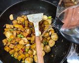 Foto langkah ke 4 dari resep Telur Puyuh Tahu Pete.