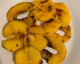 Foto del paso 1 de la receta Ensalada de melocotón 🍑 a la plancha con mozzarella y tomatitos