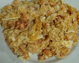 Foto del paso 5 de la receta Revuelto de pechuga y queso de cabra
