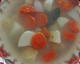 Foto del paso 5 de la receta: Comida completa: caldo de pollo y chilaquiles express