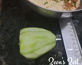 A picture of step 1 of Chayote or Chow Chow Fritters.