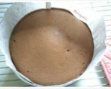 Foto langkah ke 8 dari resep Choco Sponge Cake Ekonomis (Base Cake).
