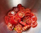 A picture of step 1 of Caprese Savory Tart.
