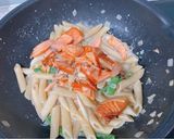 奶油鮭魚義大利麵的食譜步驟5照片