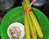 Hình bước làm 1 của món Củ niễng xào tôm nõn
