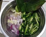 Foto langkah ke 3 dari resep Cumi asin tahu cabai hijau.