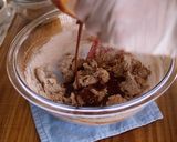 A picture of step 6 of Double Chocolate Muffins.
