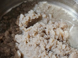 Bubur Sagu Ambon Cetak Kuah Santan