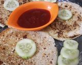 A picture of step 6 of Bread ke Parathey.