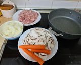Foto del paso 1 de la receta: Blanquette de pollo