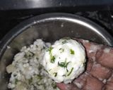 A picture of step 4 of Sabudana vada.