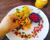 A picture of step 2 of Besan Cheela - paneer stuffed Besan cheela in 15 minutes / Healthy instant morning Breakfast chila.