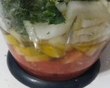 Töltött paradicsom és paprika recept fázis 2 fotója