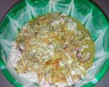 A picture of step 3 of Mixed fish roll.