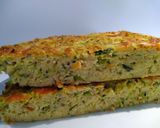 Foto del paso 1 de la receta: Pastel de calabacín y avena