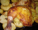 Foto del paso 5 de la receta: Pollo con miel y mostaza al horno