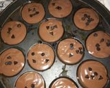 A picture of step 3 of Baby chocolate Cakes in Appe Pan.