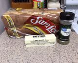 A picture of step 1 of Buttered bread.