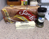 A picture of step 1 of Buttered bread.