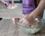 Foto del paso 2 de la receta Galletas saladas de queso y fiambre de pollo