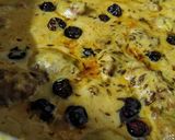 A picture of step 7 of Punjabi dish Pakora karhi.