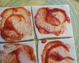 A picture of step 4 of Pizza sandwiches.