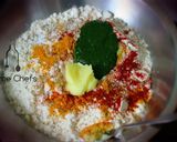 A picture of step 1 of Palak Puri.