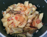 Foto del paso 2 de la receta: Patatas guisadas en una salsa de bacalao de aprovechamiento, espectacular